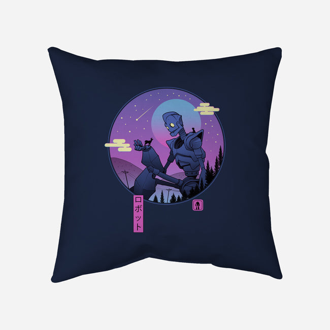 The Gentle Robot-none removable cover throw pillow-vp021