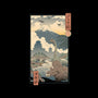 Jurassic Ukiyo-e 2-mens long sleeved tee-vp021