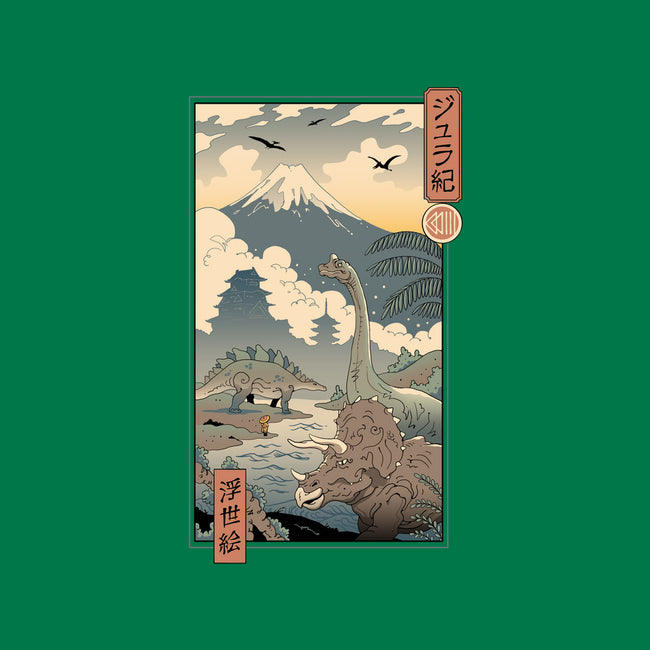 Jurassic Ukiyo-e 2-none beach towel-vp021