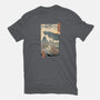 Jurassic Ukiyo-e 2-mens long sleeved tee-vp021