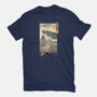 Jurassic Ukiyo-e 2-womens basic tee-vp021
