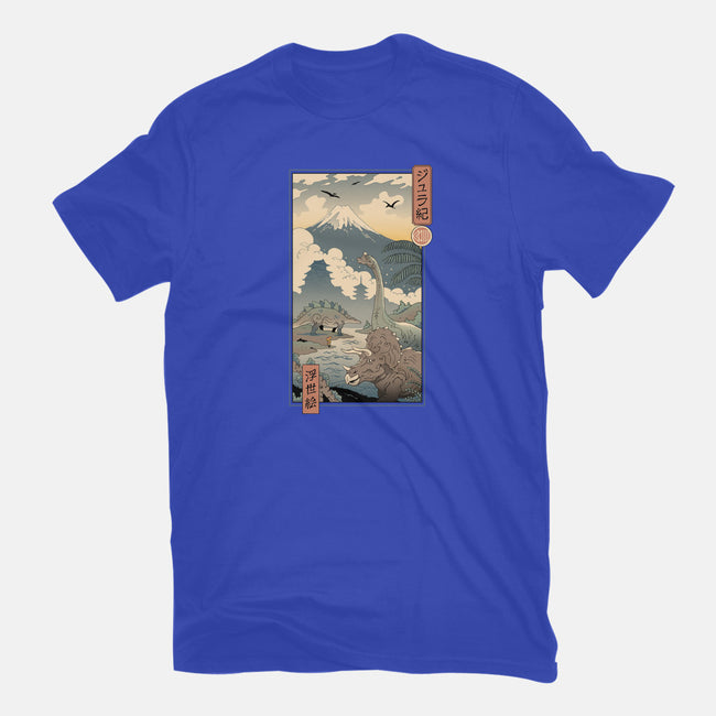 Jurassic Ukiyo-e 2-mens long sleeved tee-vp021