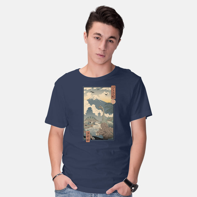 Jurassic Ukiyo-e 2-mens basic tee-vp021