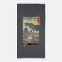 Jurassic Ukiyo-e 2-none beach towel-vp021