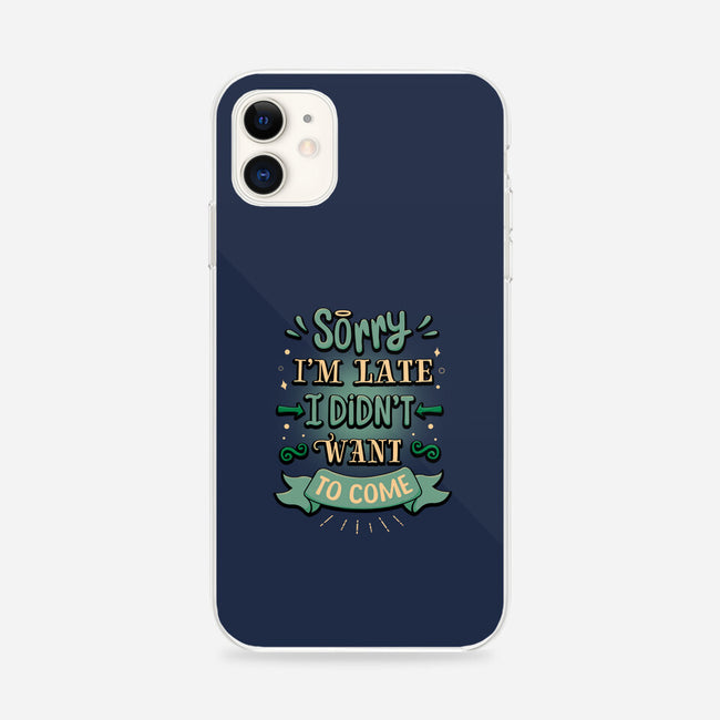 Sorry I'm Late-iphone snap phone case-retrodivision
