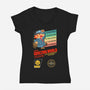 Super Adulting World-womens v-neck tee-ACraigL
