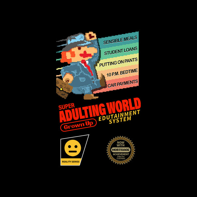 Super Adulting World-womens basic tee-ACraigL
