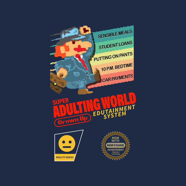 Super Adulting World-baby basic tee-ACraigL