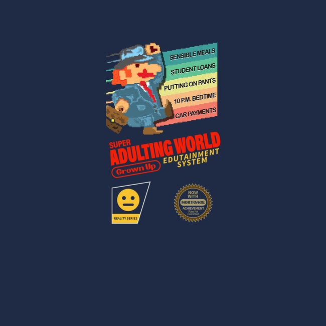 Super Adulting World-youth crew neck sweatshirt-ACraigL