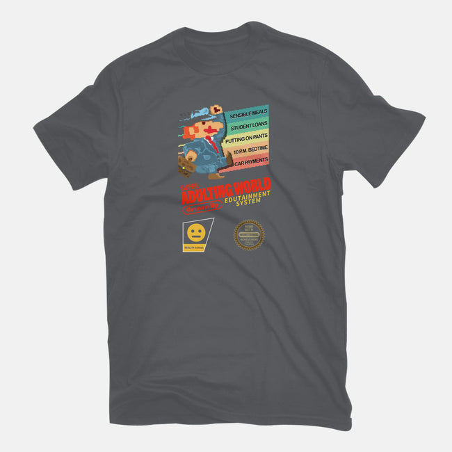 Super Adulting World-unisex crew neck sweatshirt-ACraigL
