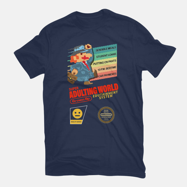 Super Adulting World-unisex basic tee-ACraigL