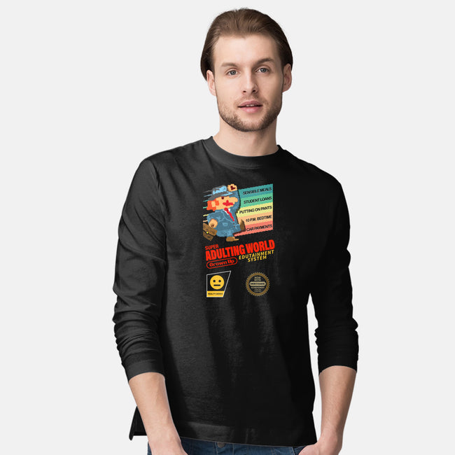Super Adulting World-mens long sleeved tee-ACraigL