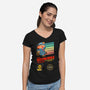 Super Adulting World-womens v-neck tee-ACraigL