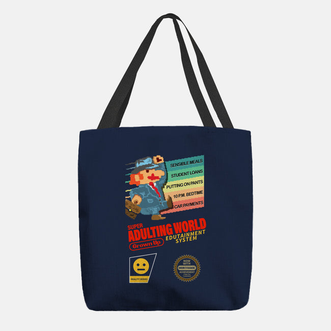 Super Adulting World-none basic tote-ACraigL