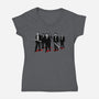 Reservoir Killers-womens v-neck tee-dalethesk8er
