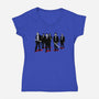 Reservoir Killers-womens v-neck tee-dalethesk8er