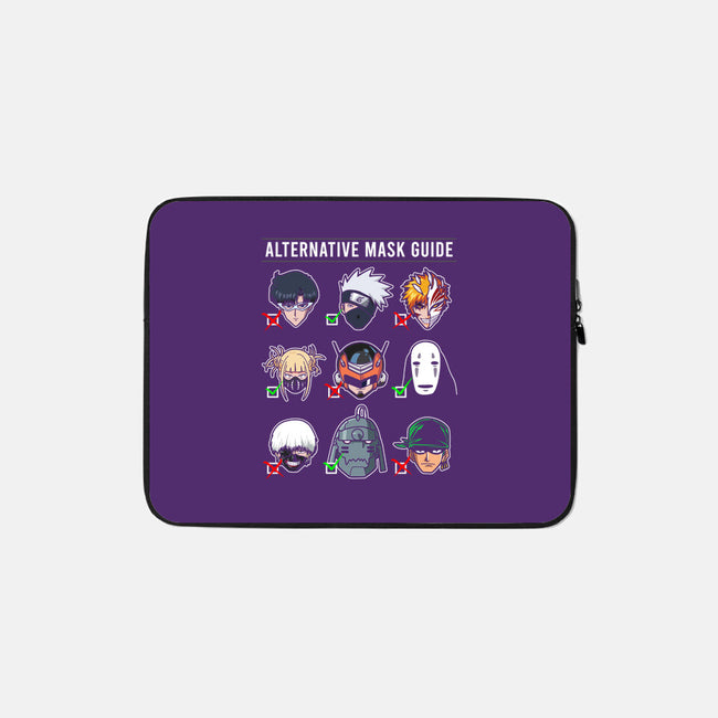The Alternative Mask Guide-none zippered laptop sleeve-CoD Designs