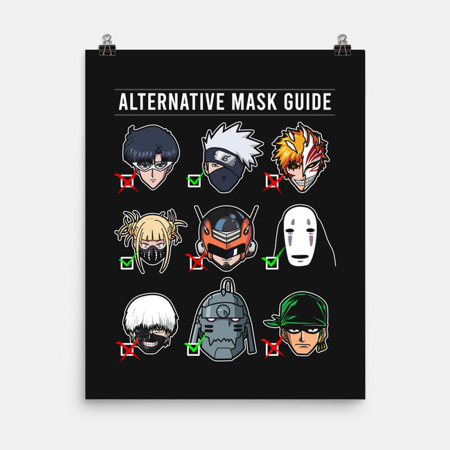 The Alternative Mask Guide-none matte poster-CoD Designs