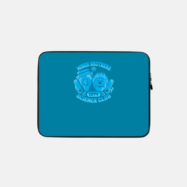 Miser Brothers Science Club-none zippered laptop sleeve-jrberger