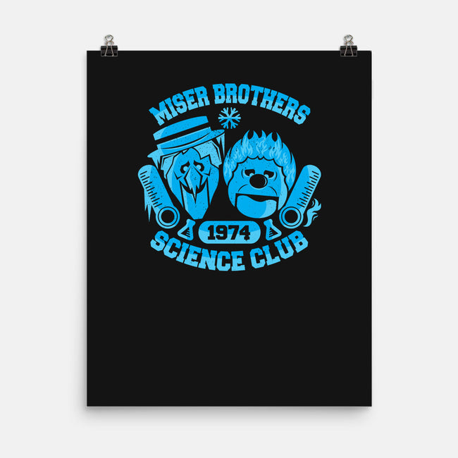 Miser Brothers Science Club-none matte poster-jrberger