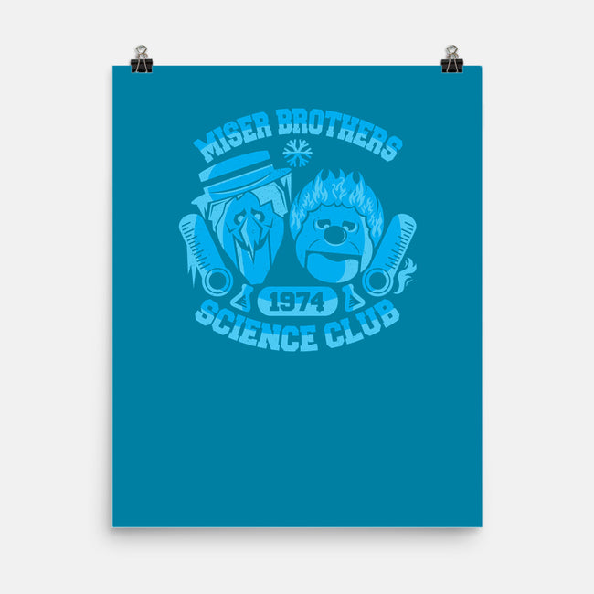 Miser Brothers Science Club-none matte poster-jrberger