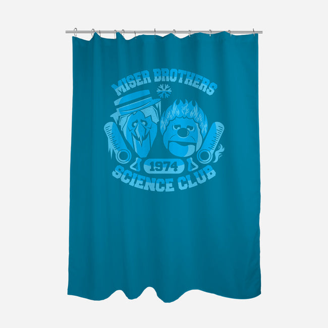 Miser Brothers Science Club-none polyester shower curtain-jrberger