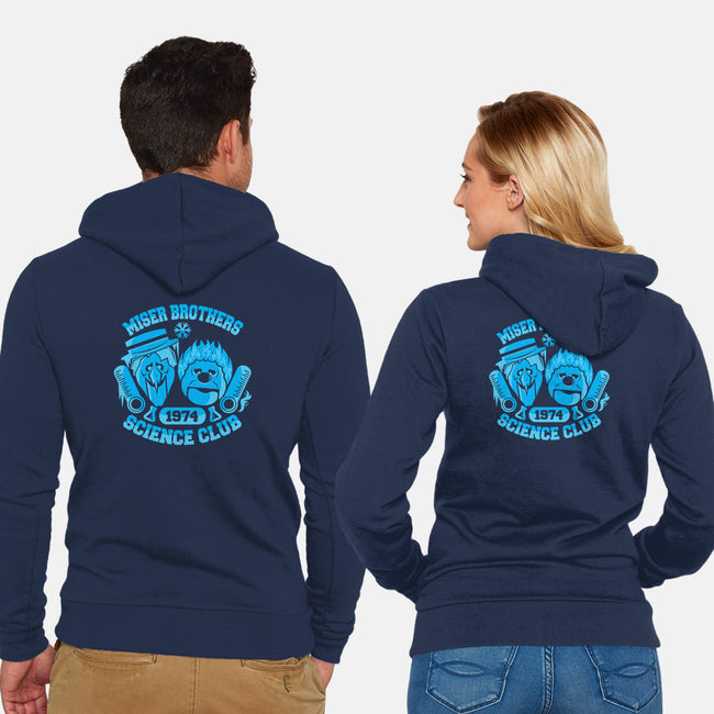 Miser Brothers Science Club-unisex zip-up sweatshirt-jrberger