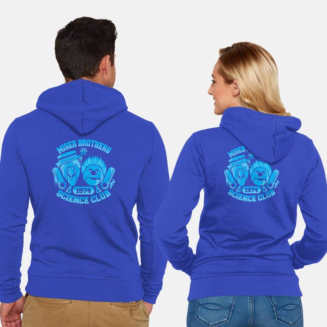 Miser Brothers Science Club-unisex zip-up sweatshirt-jrberger