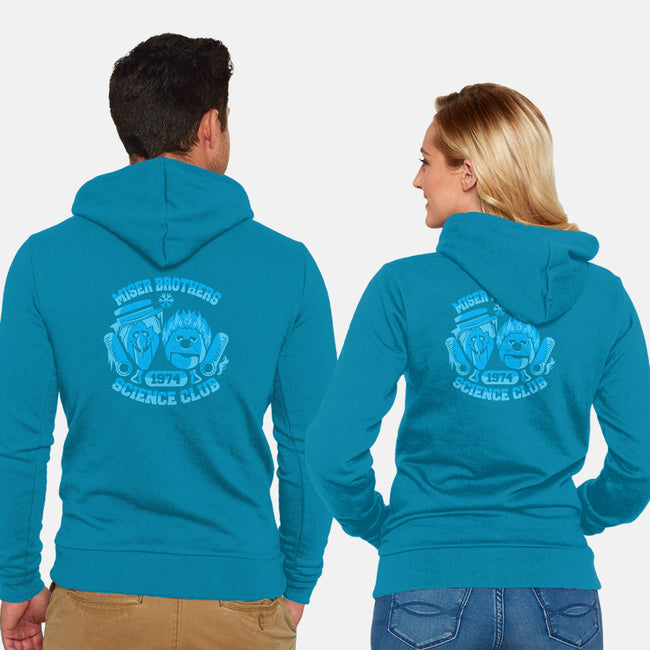 Miser Brothers Science Club-unisex zip-up sweatshirt-jrberger