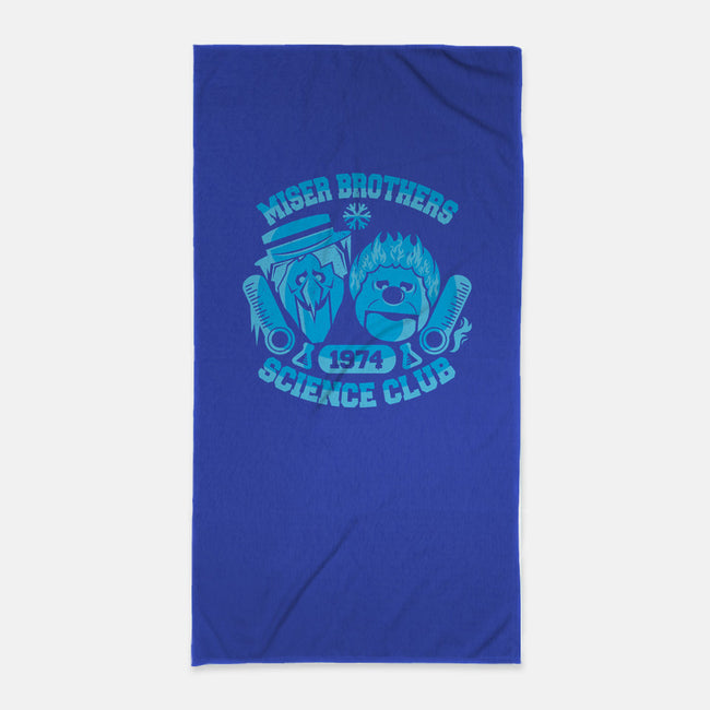 Miser Brothers Science Club-none beach towel-jrberger