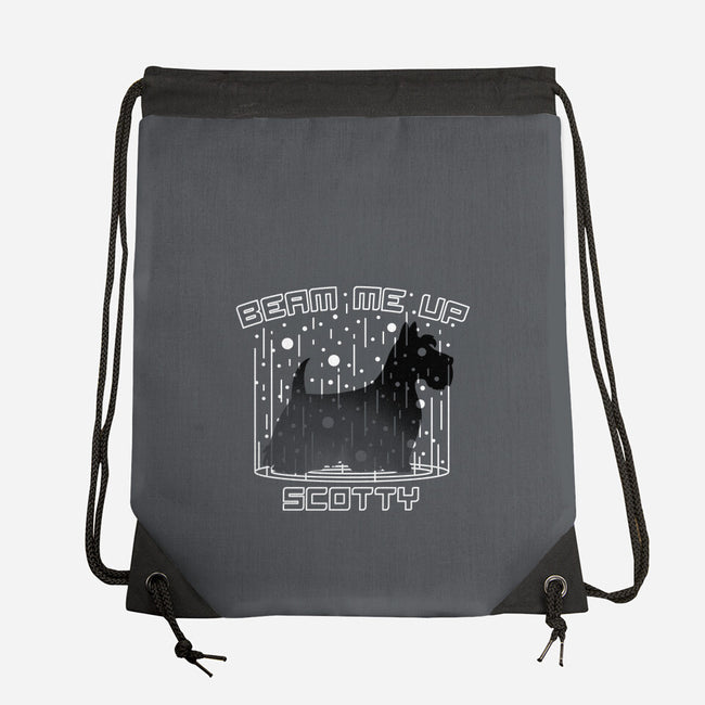 Beam Me Up-none drawstring bag-CoD Designs