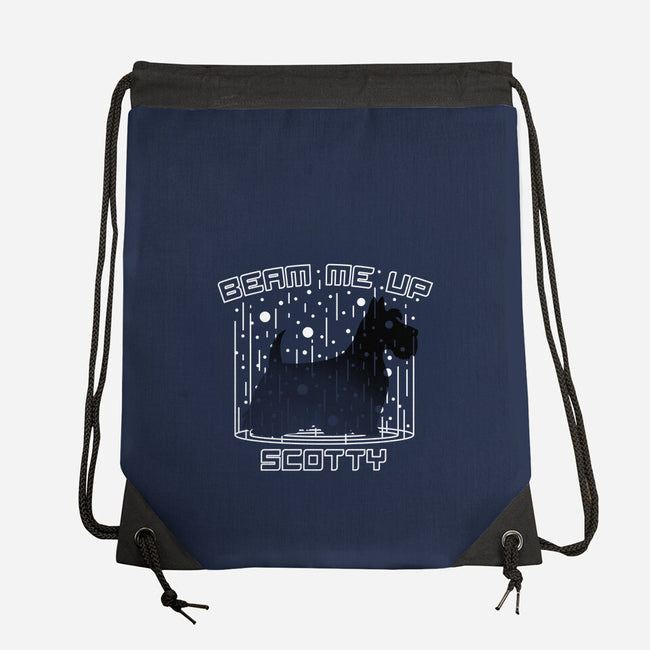 Beam Me Up-none drawstring bag-CoD Designs
