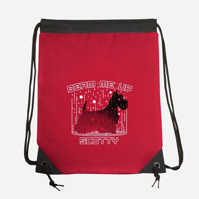 Beam Me Up-none drawstring bag-CoD Designs