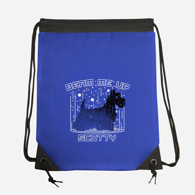 Beam Me Up-none drawstring bag-CoD Designs