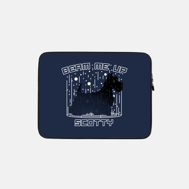 Beam Me Up-none zippered laptop sleeve-CoD Designs