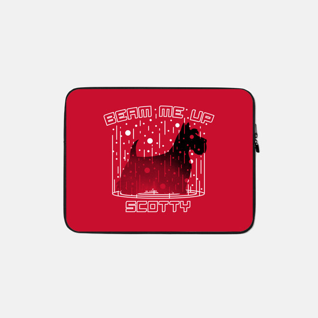 Beam Me Up-none zippered laptop sleeve-CoD Designs