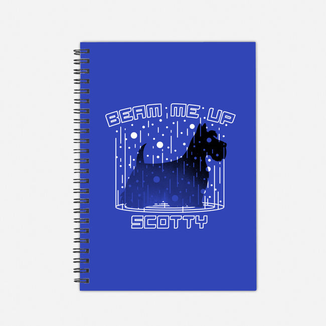 Beam Me Up-none dot grid notebook-CoD Designs