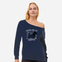 Beam Me Up-womens off shoulder sweatshirt-CoD Designs