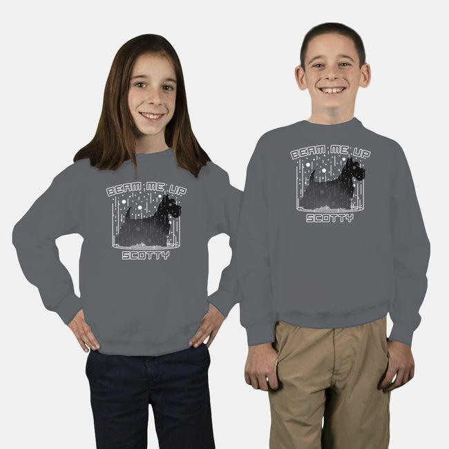 Beam Me Up-youth crew neck sweatshirt-CoD Designs