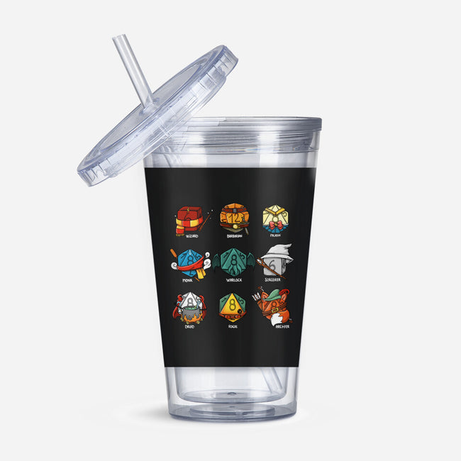 Dice Nerd-none acrylic tumbler drinkware-Vallina84