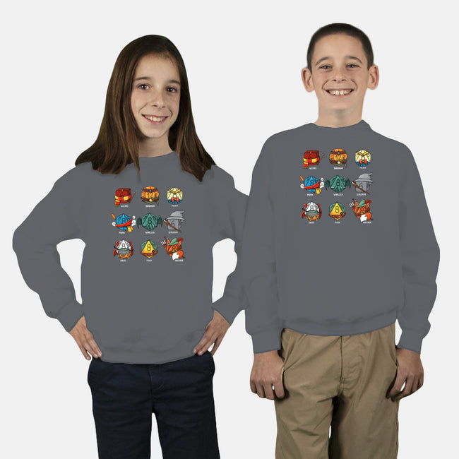 Dice Nerd-youth crew neck sweatshirt-Vallina84