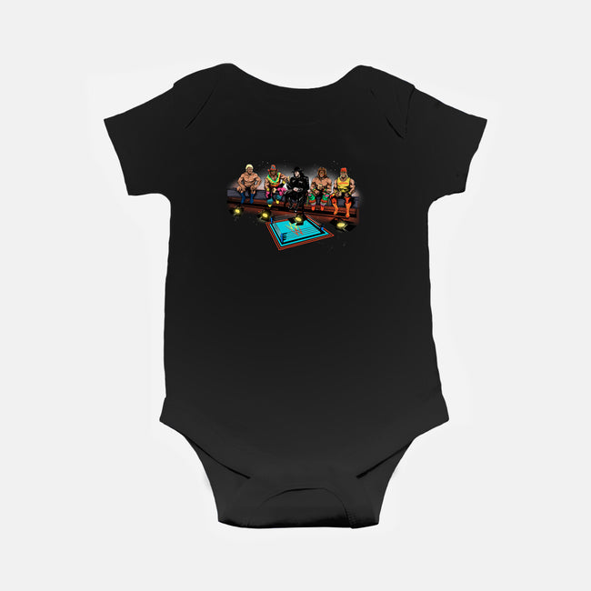 Wrestlers Break-baby basic onesie-zascanauta