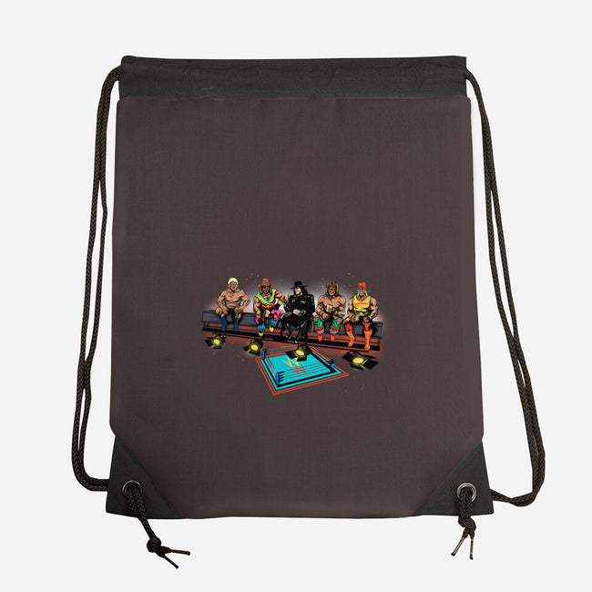Wrestlers Break-none drawstring bag-zascanauta