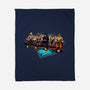 Wrestlers Break-none fleece blanket-zascanauta