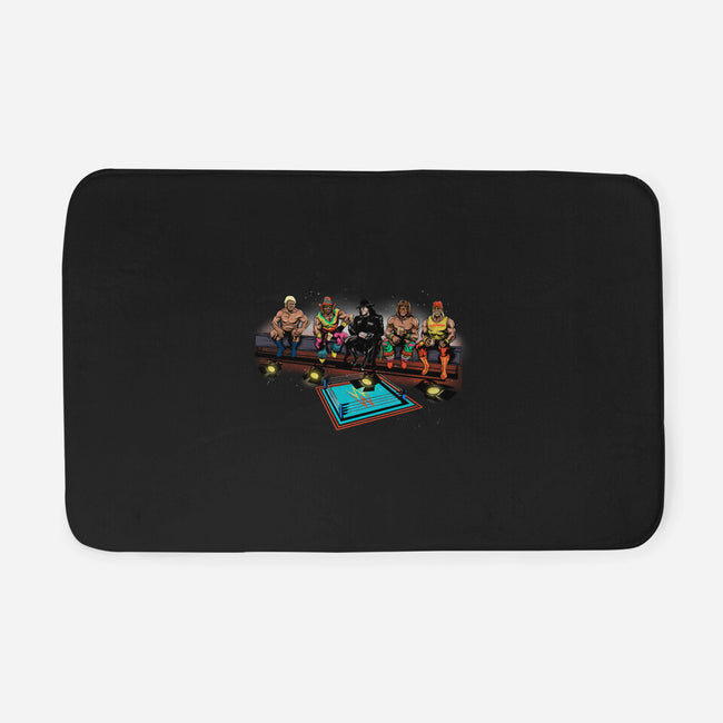 Wrestlers Break-none memory foam bath mat-zascanauta