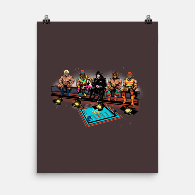 Wrestlers Break-none matte poster-zascanauta