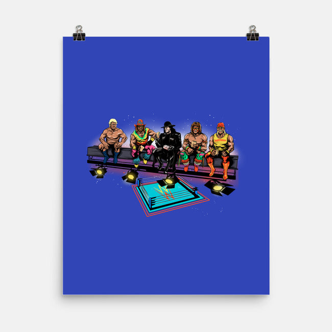 Wrestlers Break-none matte poster-zascanauta