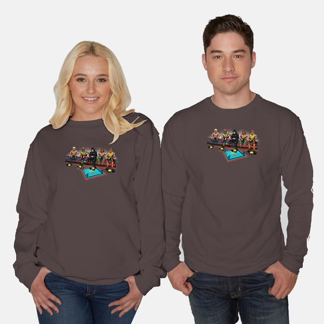 Wrestlers Break-unisex crew neck sweatshirt-zascanauta