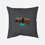 Wrestlers Break-none removable cover w insert throw pillow-zascanauta