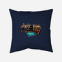 Wrestlers Break-none removable cover w insert throw pillow-zascanauta